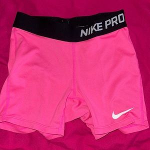 pink nike pros